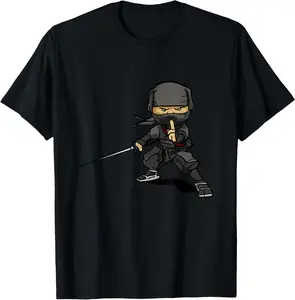 100% Cotton Funny Ninja Gift for Ninja & crazy Ninja Costume T-Shirt
