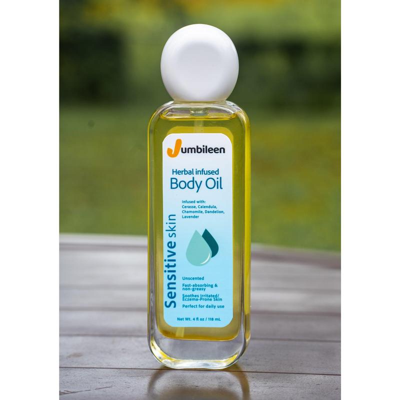 Sensitive Skin Herbal Infused  Body Oil – Unscented