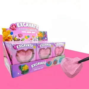 New Archaeology Dig Toy Mermaid Doll Shell Gypsum Gem Blind Box Model, Toys, 2pcs Ocean Themed Playset