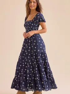 Altar'd State Oaklynn Embroidered Maxi Dress