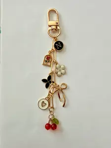 Cherry Blossom Charm Chain for Kindle, Nook, Kobo, E-reader, Tablet, Handbag, Planner | Cute Clip-On Accessories