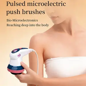 High Power 3 Mode Electric Vibration Handheld Device, 3 Detachable Replacement Heads, Flexible Vibration Control, Non Slip Handle Design for Household Bedroom Living Room Usage