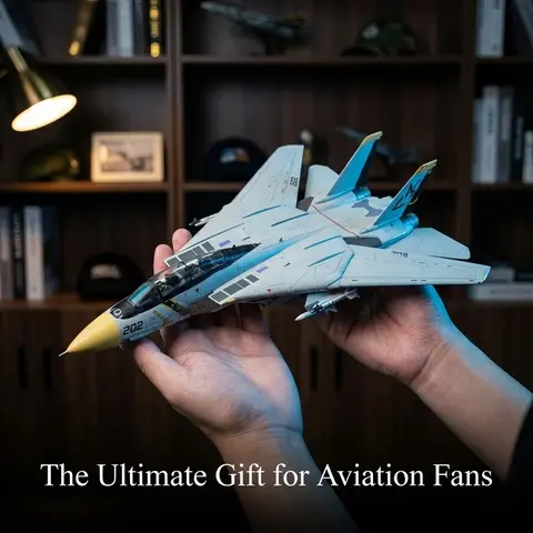 1:72 Scale Precision F14 Aircraft Model with Base, Durable Plastic, Adult Collectible, Desk Decor, Office Decoration, Ideal for Aviation Enthusiasts, Special Gift
