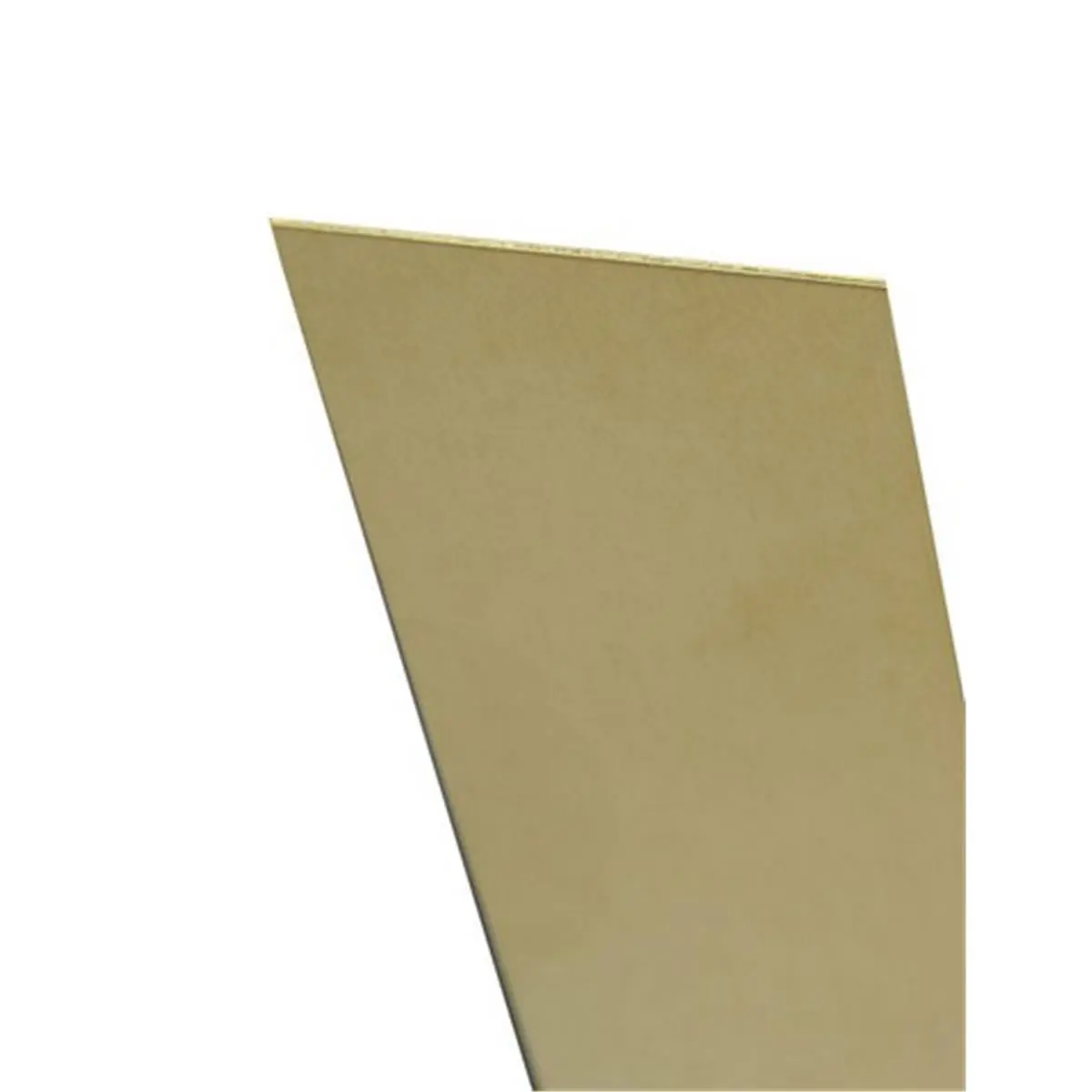 K & S 16402 0.10 x 6 12 in. Solid Brass Sheet, Craft, Sheet Metal, Hobby