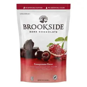 Brookside Dark Chocolate Pomegranate Flavored 32 oz Resealable Bag No Artificial Colors or Flavors Ideal for On-The-Go Snacking