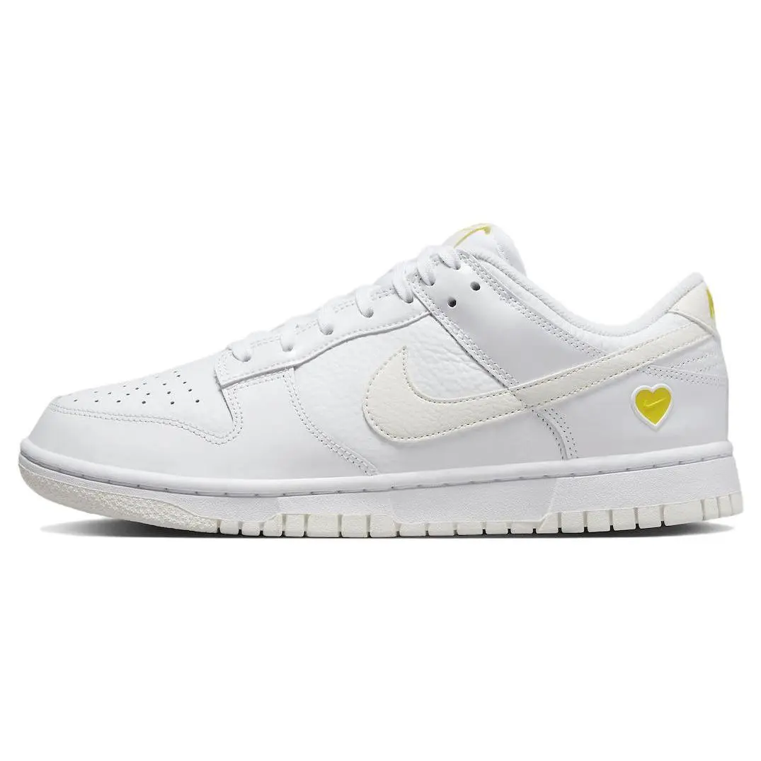 Nike Dunk Low Valentine's Day Yellow Heart' Skate Shoes Women's FD0803-100