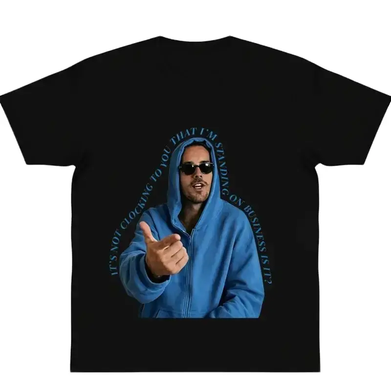 oversize cotton It’s Not Clocking To You Belieber Coachella Streetwear graphic tees Unisex T-Shirt American Musical Gift Unisex y2k fashion Casual Top Trending