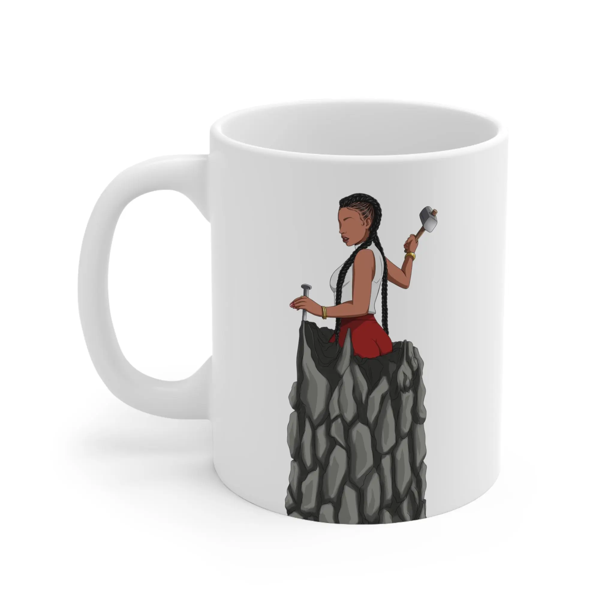 Ceramic Mug 11oz - Self-Made Woman #7
