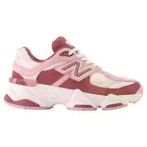 New Balance 9060 Pink Granite Washed Burgundy GC9060EP GS & Women's Fashion Sneaker New