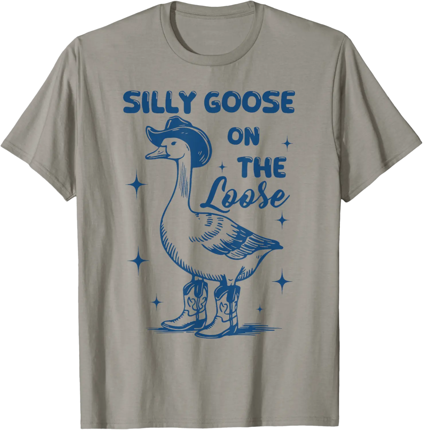 Funny Retro Vintage Meme Silly Goose On The Loose T-Shirt - Griseldatu Shop 95B0DGPLFHCP
