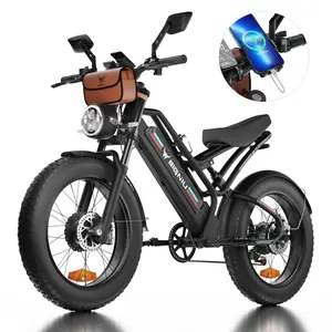 【BIGNIU BG-10 】 Up to 34 Miles Range |740W peak | 48V 22.4Ah|  7-Speed Electric Mountain Bike