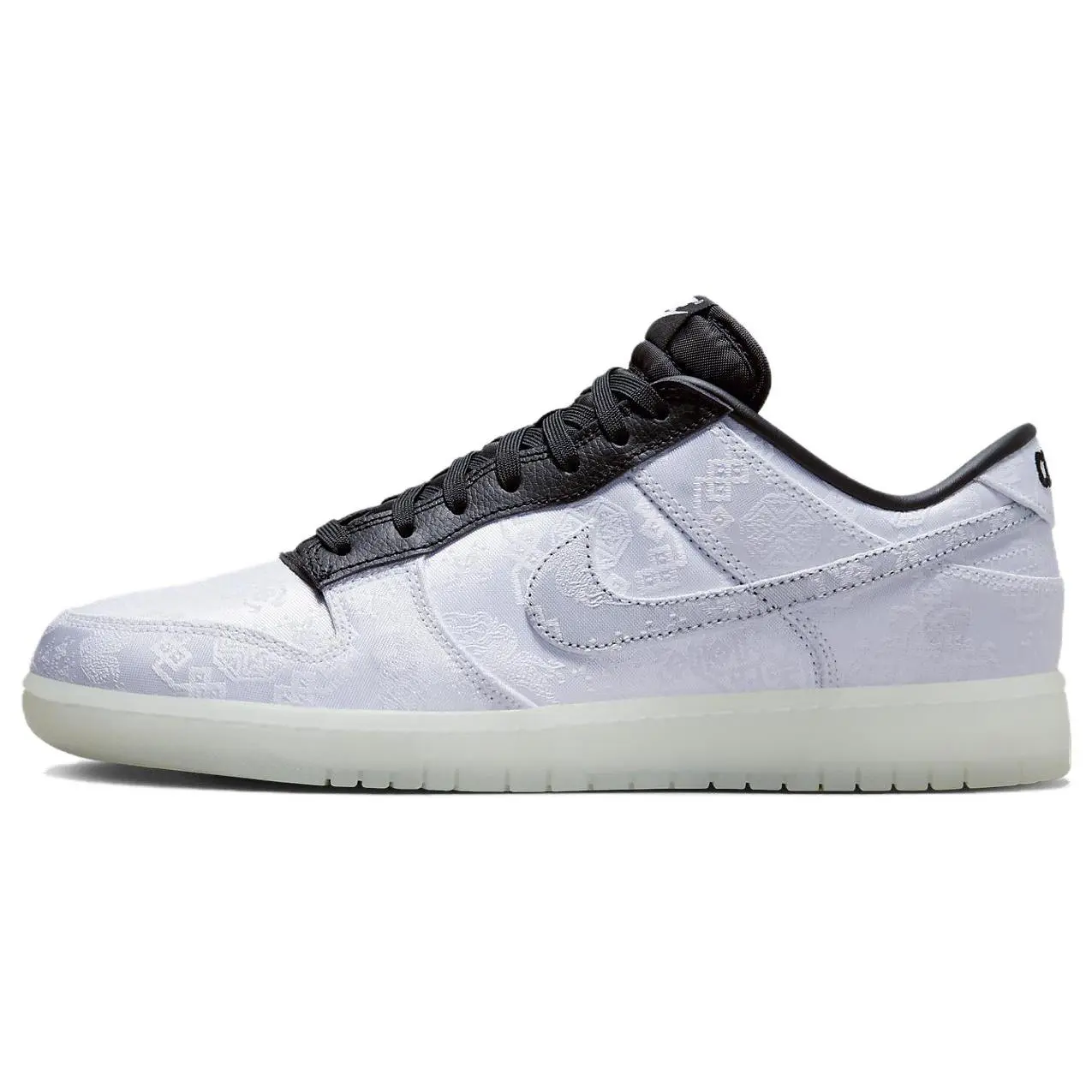 Nike X Fragment Clot Dunk Low 20th Anniversary' Retro Skate Shoes Unisex White FN0315-110