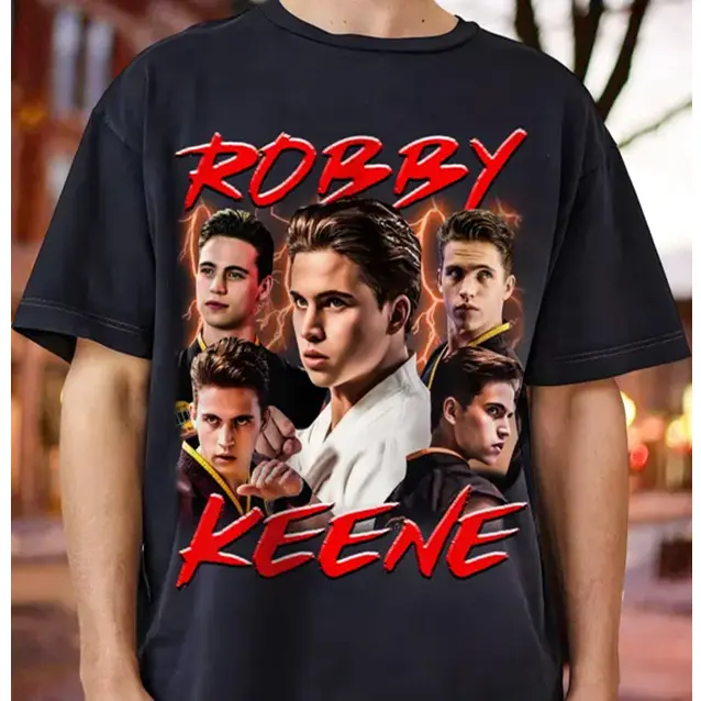 Robby Keene Cobra Kai T-shirt Fans Graphic Gift Family Black S-5XL G0121