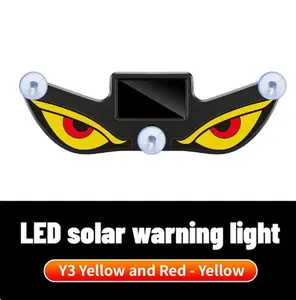 Dynamic LED Display for Car Rear Window – Vampire Devil Eye & Emoji Light Panel, Auto Decorative Night Lamp
