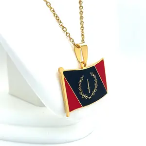 African American Flag Necklace