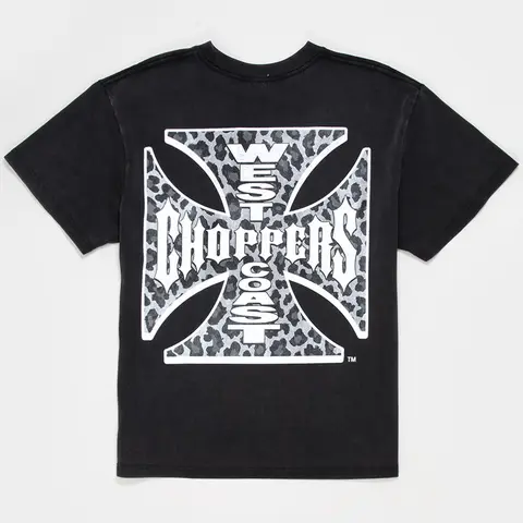 WEST COAST CHOPPERS Leopard Fill Mens Tee
