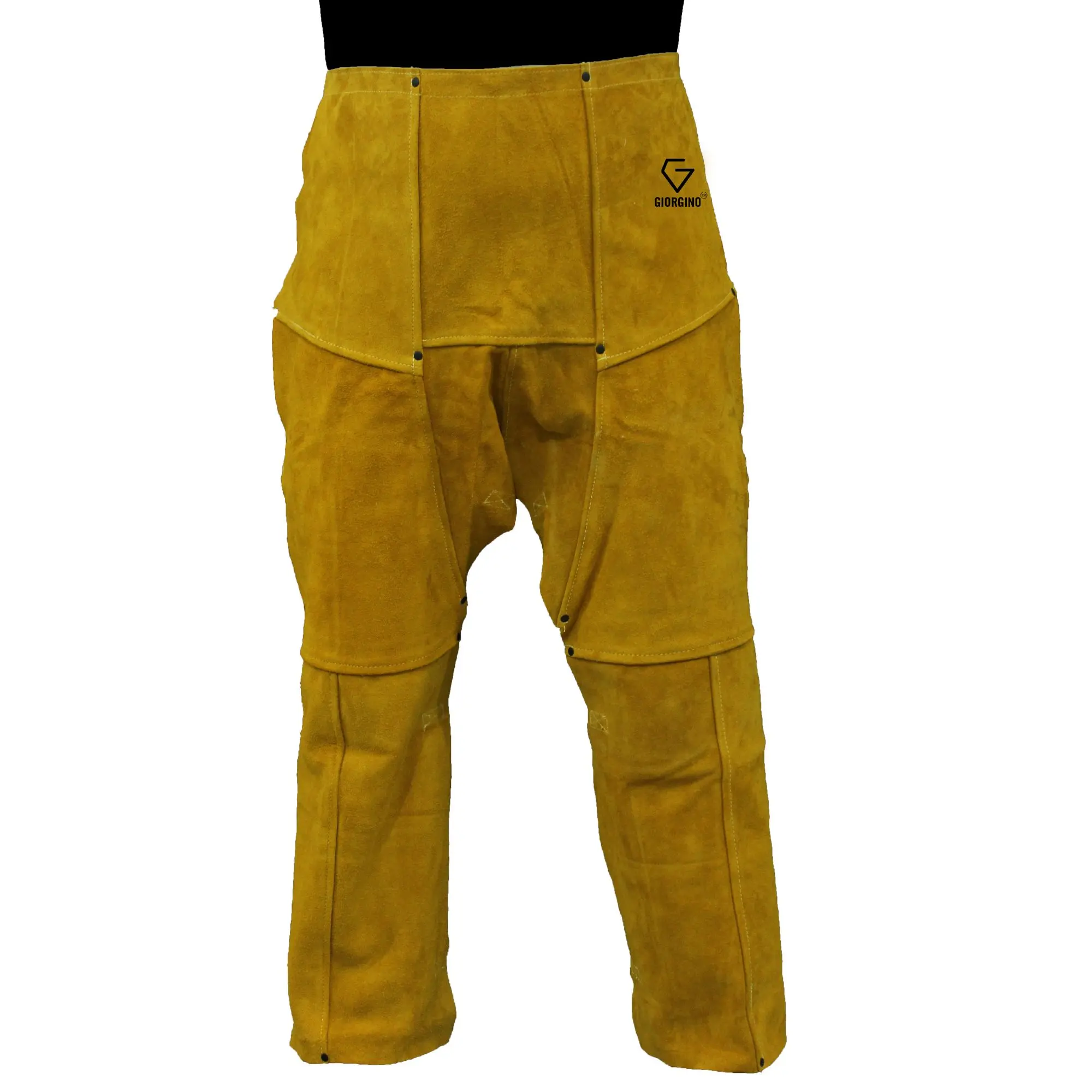 GIORGINO Premium 40″ Cow Split Waist Chap, Adjustable Straps, Sewn with KEVLAR Menswear Layer