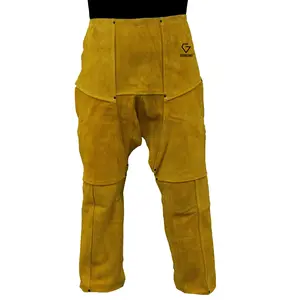 GIORGINO Premium 40″ Cow Split Waist Chap, Adjustable Straps, Sewn with KEVLAR Menswear Layer