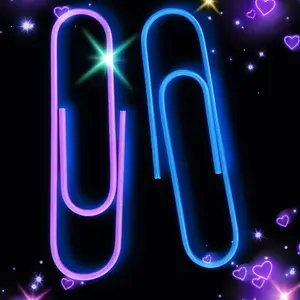 XL Paper clip earrings