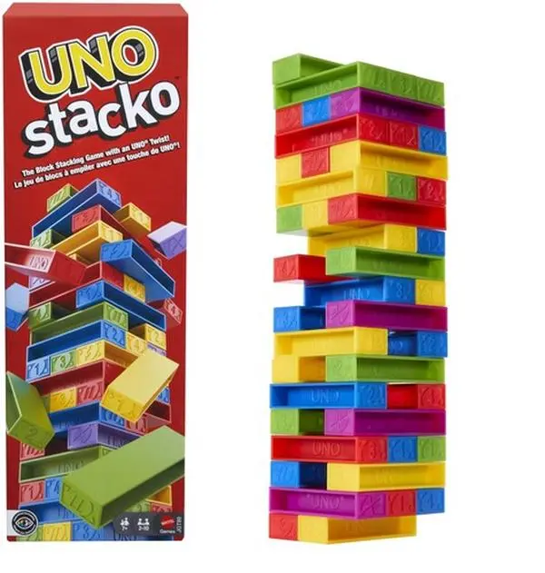 Uno Stacko Game  [COLLECTIBLES] Card Game, Table Top Game
