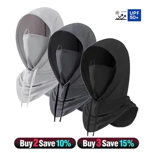 3 Pack Cooling Balaclava: UV Protection Face Mask & Breathable Hood for Cycling, Fishing & Outdoor Sports