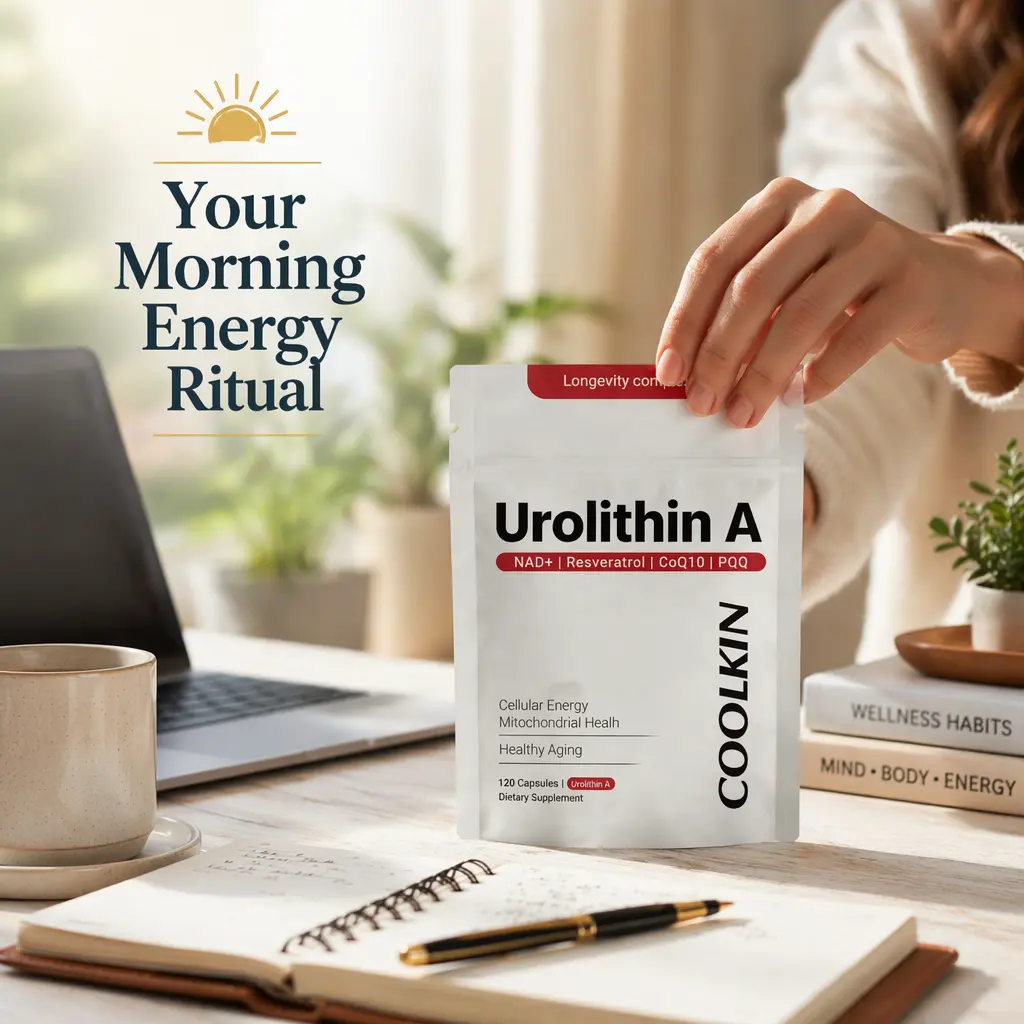 Urolithin A Supplement- Clinically Proven Support for Healthy Aging and Cellular Renewal - Mitoceutical for Muscle Support and Longevity