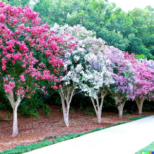 300+  Pcs Crepe Myrtle Flower Tree Seeds 6 Bright Colors (lagerstroemia) Usa Seller