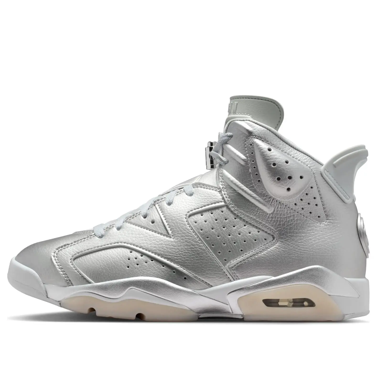 Jordan 6 Retro  PSG Paris Saint-Germain Silver Men's IQ5135-001 New Sneakers