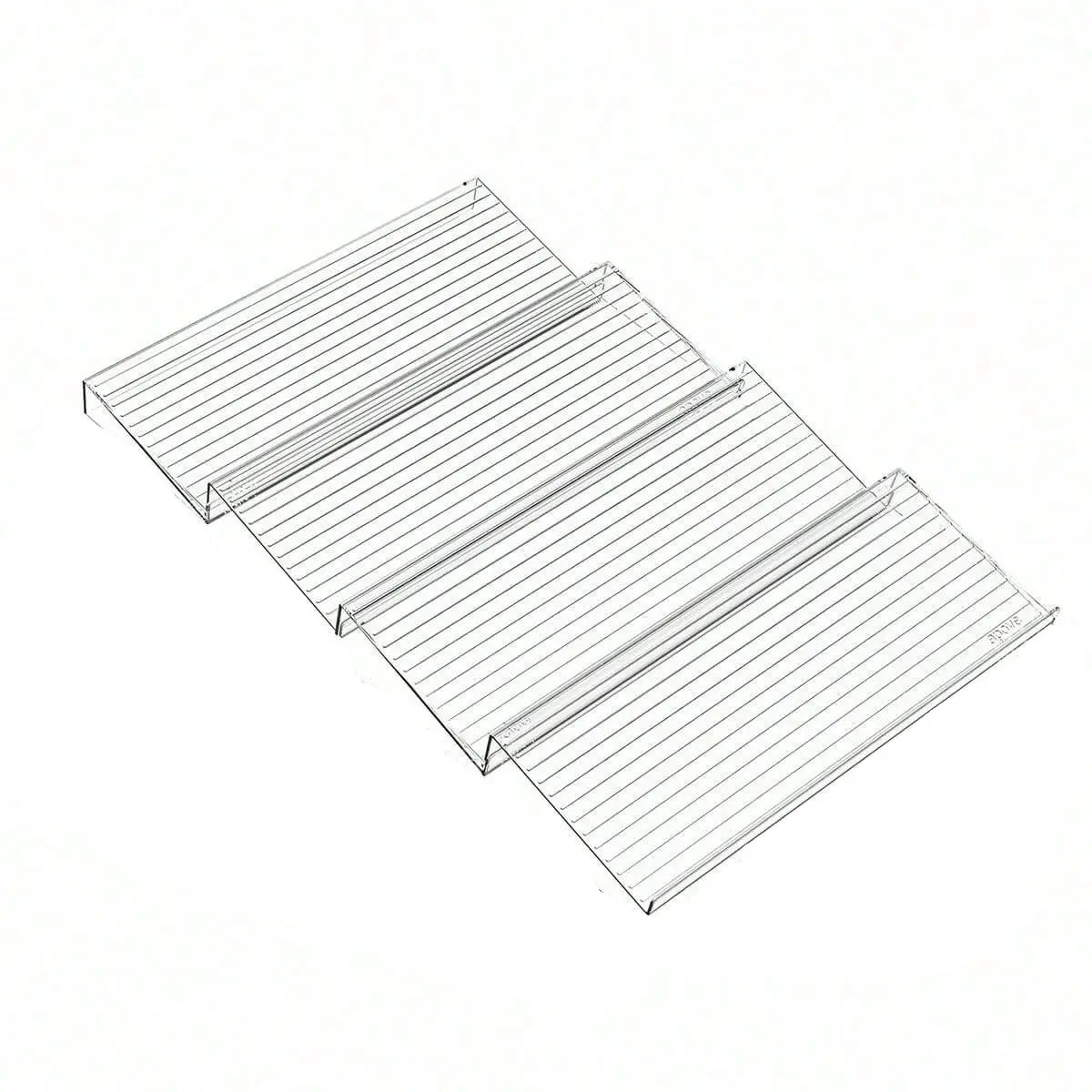 4pcs/8pcs Kitchen Spice Organizer Drawers, Compartmentalized Organizers, Layered Design for Easy Access, Durable Thick Material, Keep Kitchen Neat and Efficient