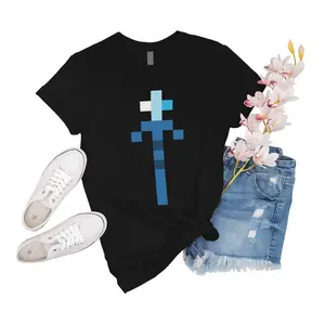 T-Shirt Unisex Tick Freeze Minecraft Noita Default Wand Short Family Sleeve Gift For Men Shirt Girl Shirts Women Tee