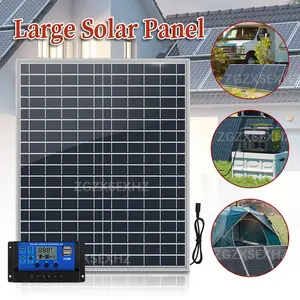 20W portable solar panel, easy to carry, suitable for outdoor, camping, RV, rooftop, farm, emergency power supply
