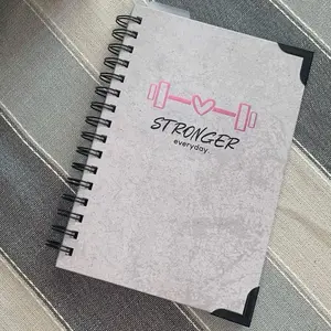 Health & Wellness Journal - A5 Size Planner for Tracking Workouts Meals Water Intake Mood Energy with 16 Weeks of Progress Check-ins