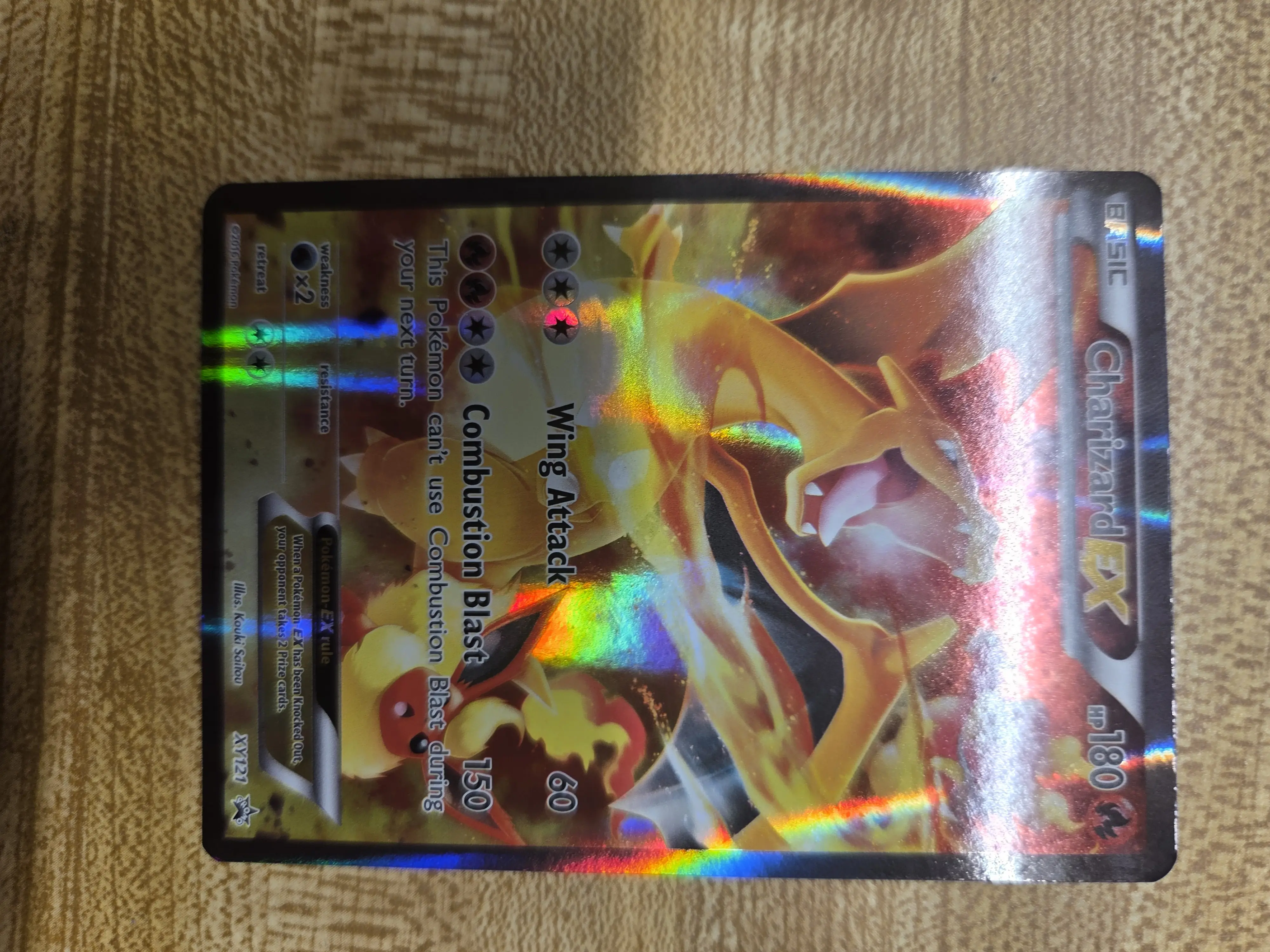 XY Peomo Charizard ex XY 121 Pokemon Charizard XY Promo Card
