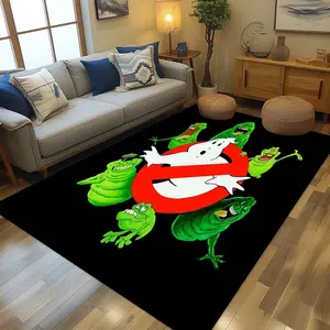Ghostbusters (14) Stylish and creative printed pattern doormat for hallways, bathrooms, and entryways.  Home decor for living rooms, bedrooms, and bedside areas.  Suitable as Halloween, Christma