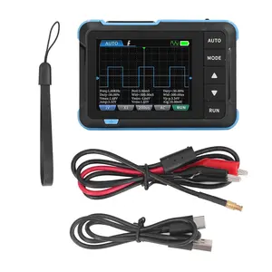 Oscilloscope, 2 Channels Oscilloscope Multimeter, Automotive Oscilloscope with 1Mhz Bandwidth, 5.0MS s Sampling Rate & 2.8in LCD Display