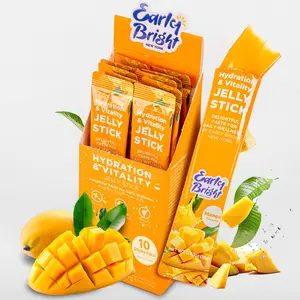 Mango-Flavored Hydration & Vitality Jelly Stick, Delightful Taste for Daily Wellness, Hovenia Dulcis for Better Morning After Drinking, Feel Refreshed and Energized, Taurine, Morning Recovery (18gX10ea)
