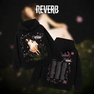 [REVERB] Liv Purple Heartbreak Tour Graphic Hoodie, Pop Star Inspired Black Hoodie, Unisex Oversized Streetwear, Concert Era Pullover