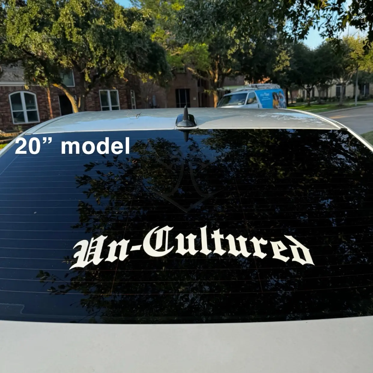 Un-Cultured Car Windshield Banner Un-Cultured Car Windshield Banner