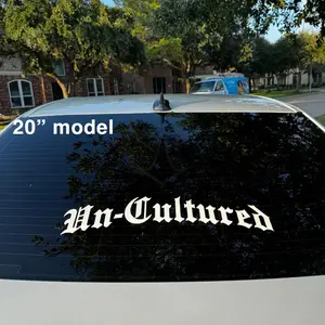Un-Cultured Car Windshield Banner