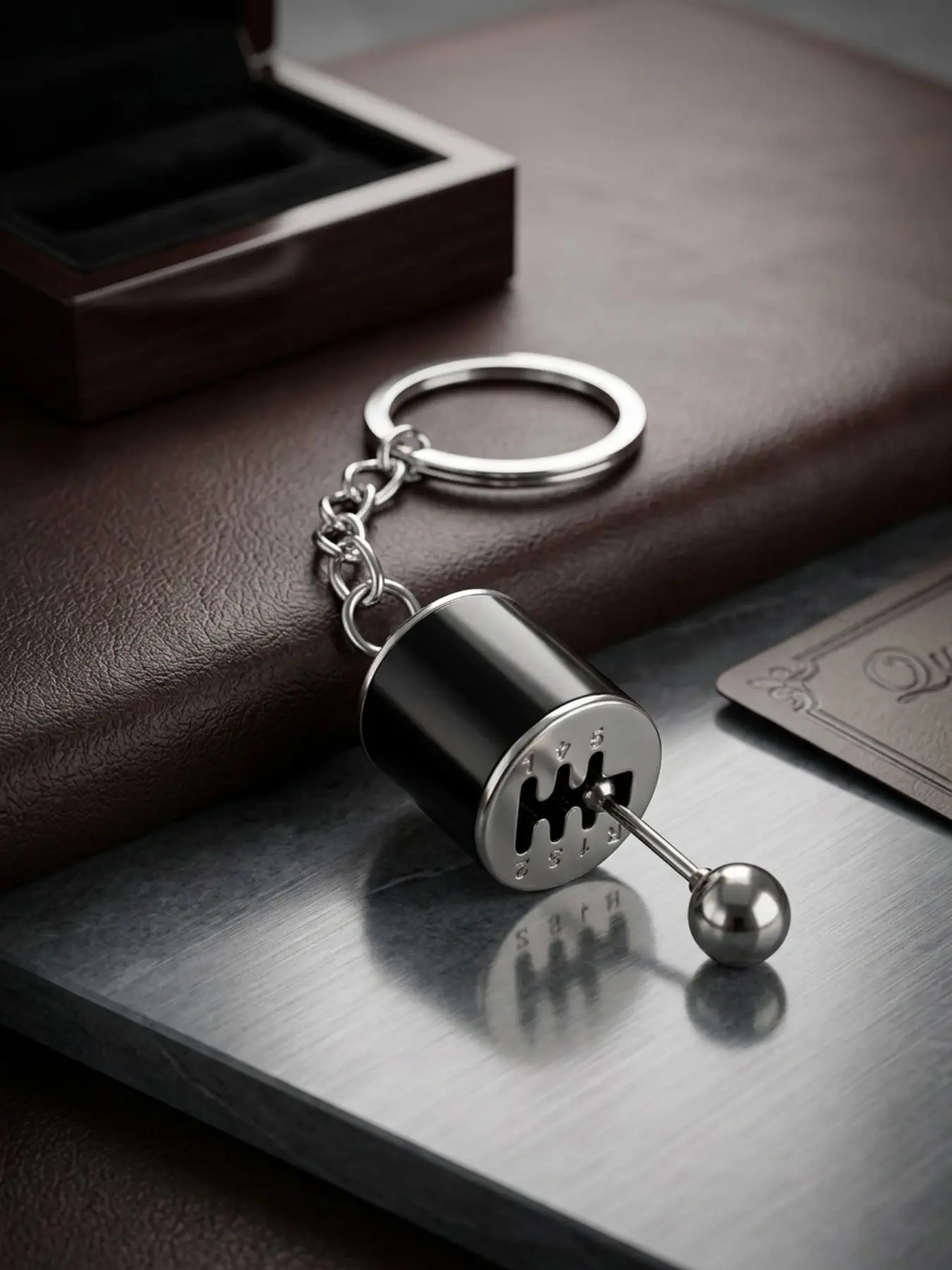 The Ultimate Fidget Tool Stress Relief Tools with Fully Functional Shifter Compact Portable Design Keychain for Car Enthusiasts Durable Zinc Alloy or Stainless Steel Build Ideal Gift Fashionable Alloy Keychain Stress Relief Gadgets Stress Relief Fidgeting