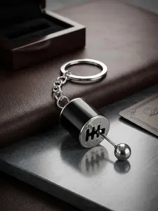 The Ultimate Fidget Tool with Fully Functional Shifter Compact Portable Design Keychain for Car Enthusiasts Durable Zinc Alloy or Stainless Steel Build Ideal Gift Fashionable Alloy Keychain