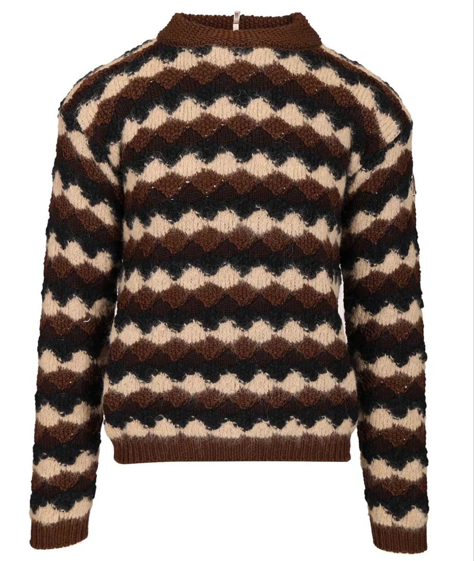 Moncler Grenoble Knitted Multi-Color Apres Ski Sweater (MSRP: $1,150)