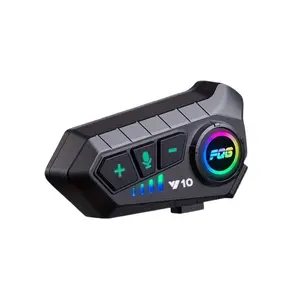 Bluetooth-compatible 5.3 Motorcycle Helmet Headphones, Wireless Waterproof Mp3 Support, Hands-Free Call, Essential Riding Gear