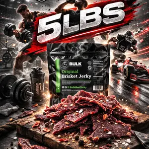 Bulk Beef Jerky I Classic Brisket Jerky Flavors - 5 LB Pack