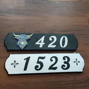 wood address Plaques