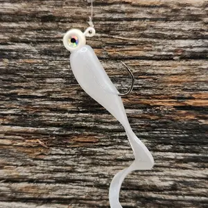 Ghost Pearl Curly Kicker Crappie Bait for Fishing fishing tackle