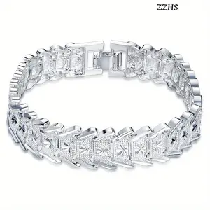 ZZHS Elegant wide bracelets for both men and women, with wide coin designs, are suitable for multi-purpose daily wear and special occasions, making them ideal gifts