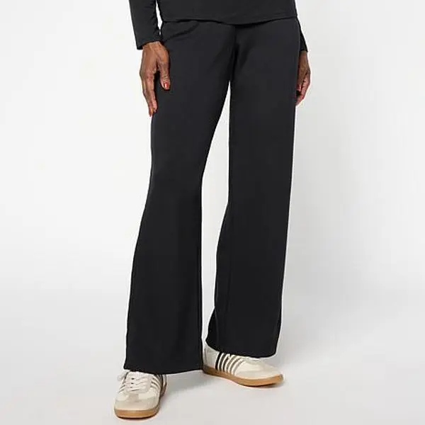 G by Giuliana Marshmallow Knit Wide-Leg Pull-On Pant