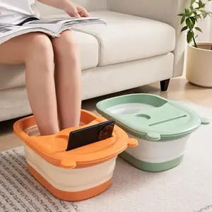 Foldable Foot Bath Tub Home Use, Deepening Space-Saving Foot Soaking Bucket, Massage Foot Basin, Ideal Foot Care Tool
