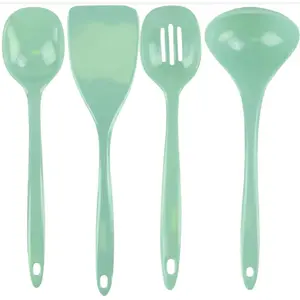 212 MAIN 4-Piece Heat-Resistant Colorful Cookware Utensil Set - Seafoam Kitchen Tools Including Spatula and Spoon